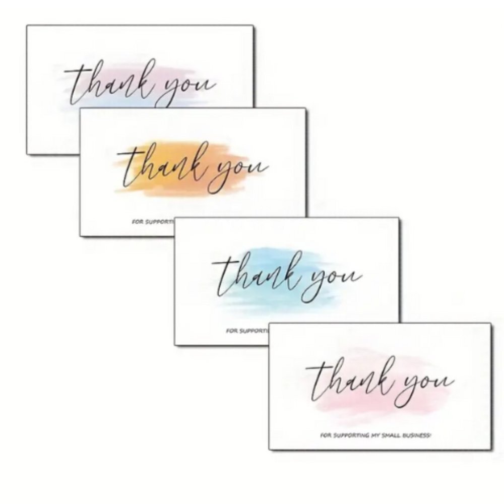 100 Thank you Cards